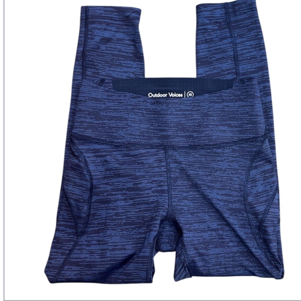 Outdoor Voices Blue Leggings size M - Picture 3 of 4